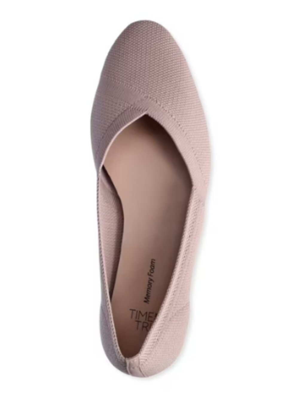 Time and Tru Women's Knit Ballet Flats